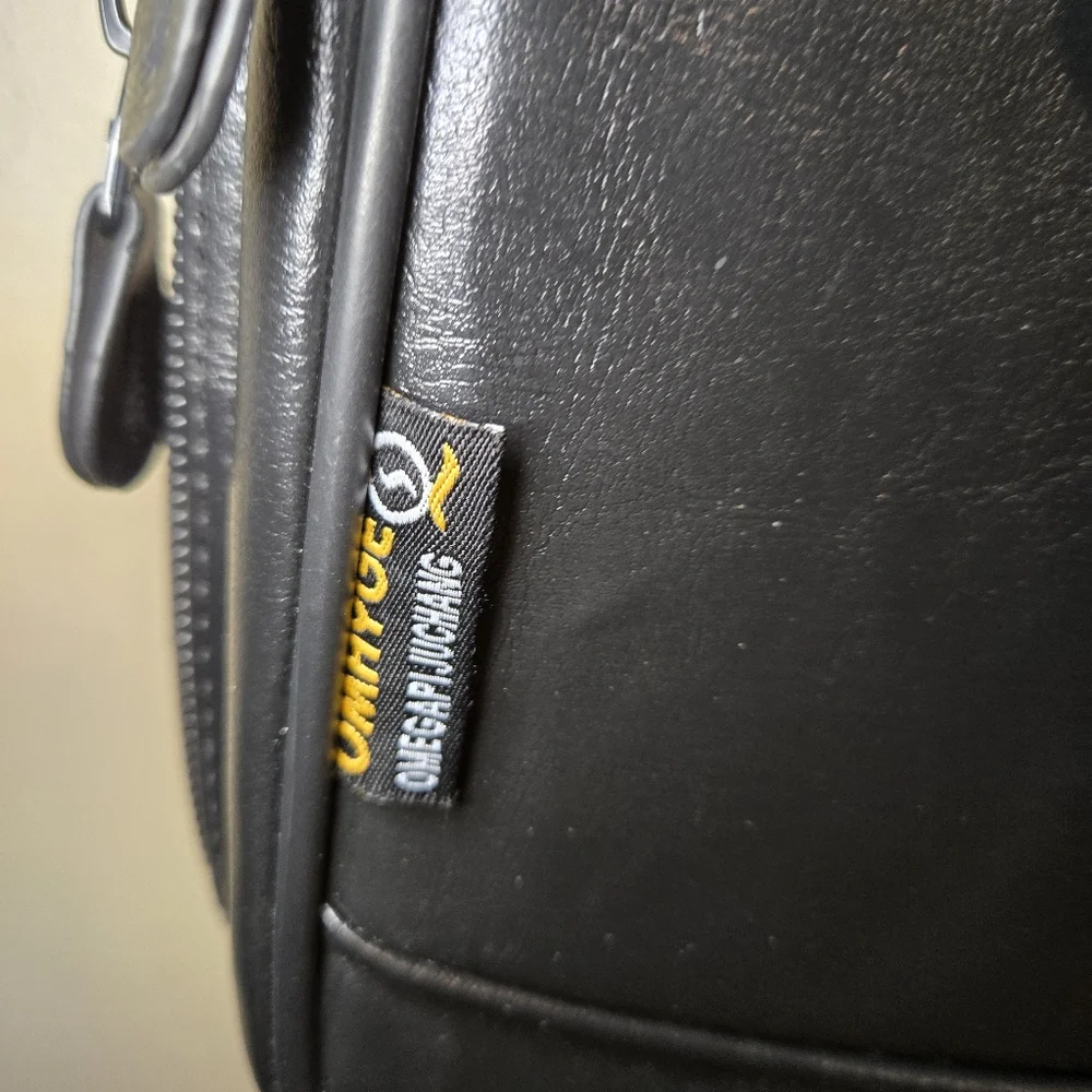 Omayge black briefcase